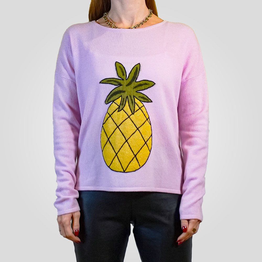 Iphoria Kaschmirpullover "Pineapple"