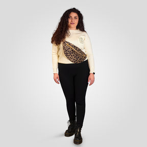 Gürteltasche mit Leopardenmuster